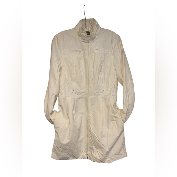 AX Armani Exchange Cream Fitted Trench - Picture 5 of 16
